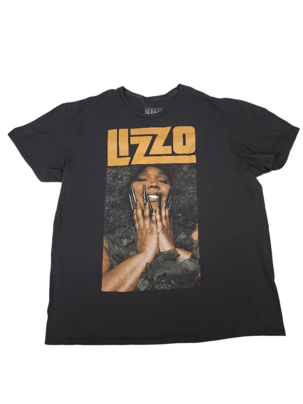 Lizzo Black Graphic Short Sleeve Tee